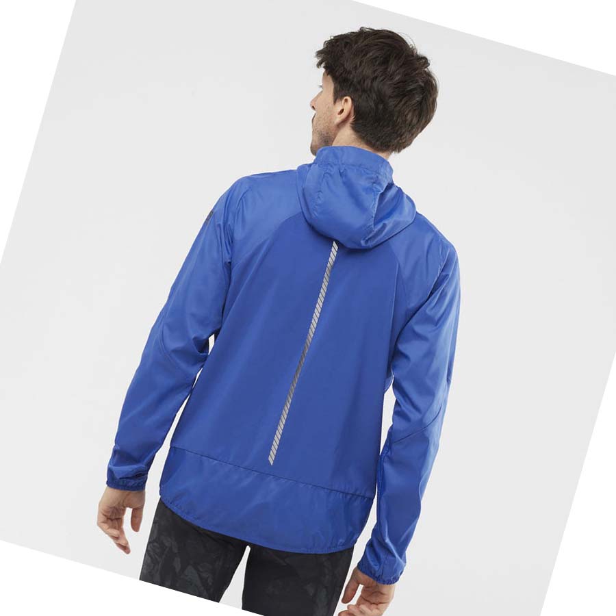 Salomon BONATTI CROSS WIND WINDBREAKERS Erkek Ceket Mavi | TR 3265FDN